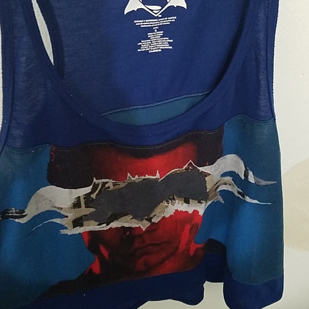 I am selling a blue superman vs batman shirt